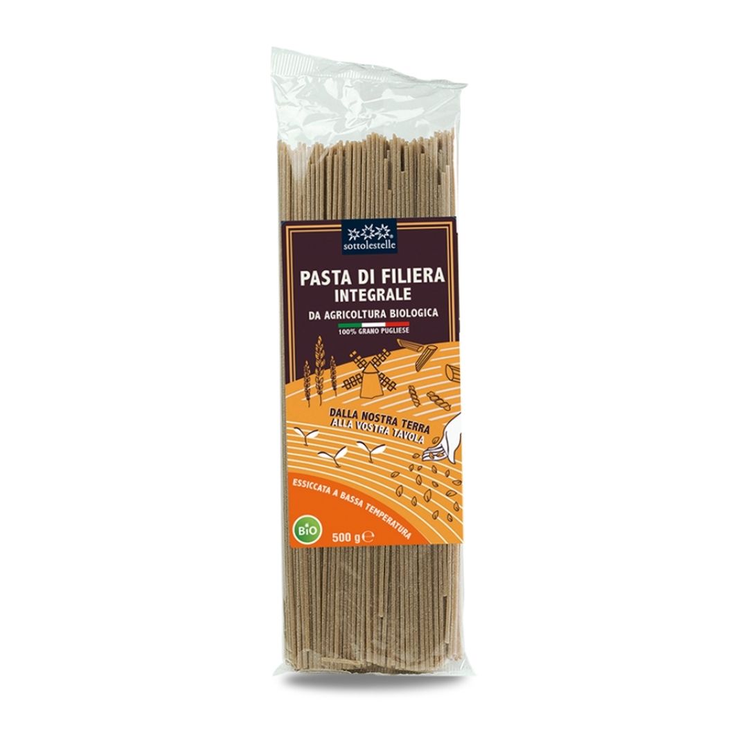 Spaghetti integrali di grano duro di filiera